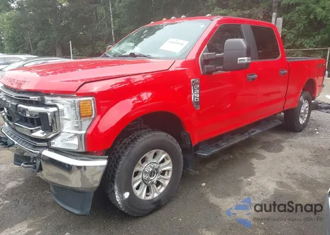 2020 Ford F-250 Xl из США, поврежденный, VIN 1FT7W2BNXLEC97089